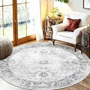 Round area rug